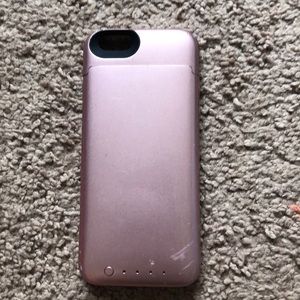 Rose gold charging case
